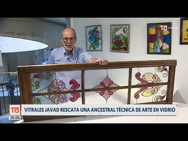 ⁣Vitrales Javad plasma arte ancestral en vidrio