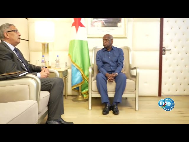 ⁣PRIMATURE/ LE PREMIER MINISTRE RECOIT L'AMBASSADEUR DU ROYAUME DE MAROC A DJIBOUTI.