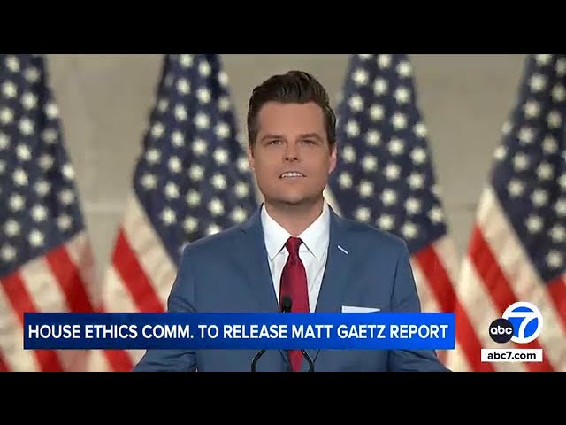 ⁣House Ethics Committee expected to release Gaetz report: Sources