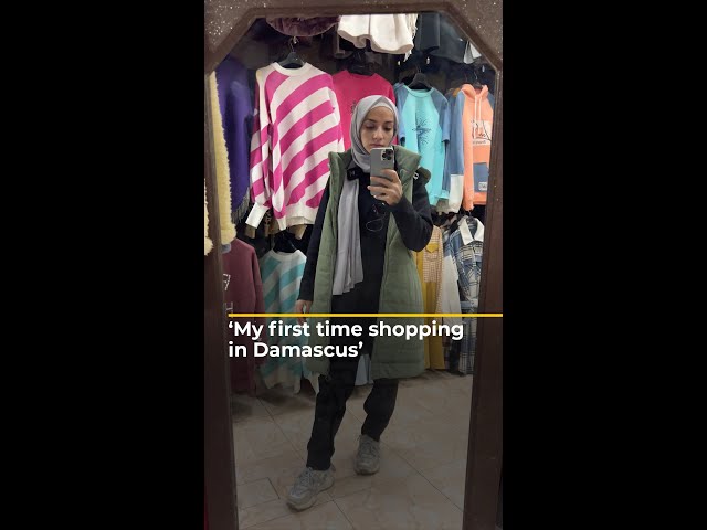 ⁣‘My first time shopping Damascus,’ Sarah in Syria | AJ #shorts