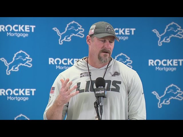 ⁣Dan Campbell says Montgomery getting another opinion during press conference