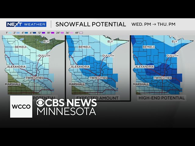 ⁣The latest on the snowy winter storm headed to Minnesota