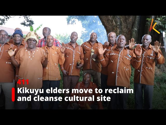 ⁣Kikuyu elders move to reclaim and cleanse cultural site