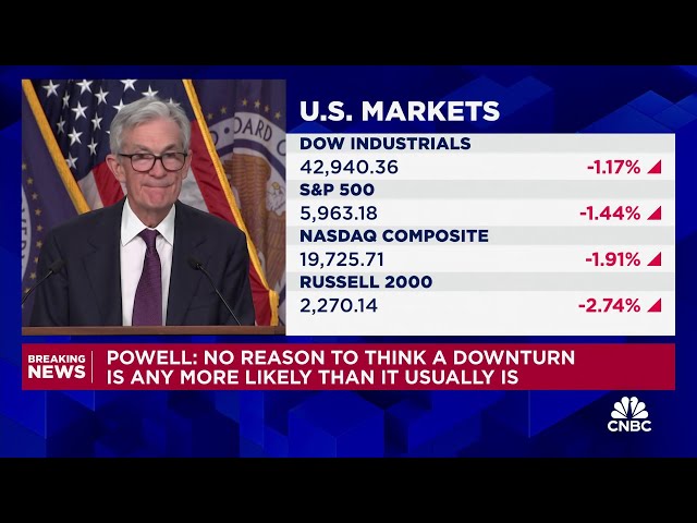 ⁣Fed Chair Powell: We are feeling good about where we are headed