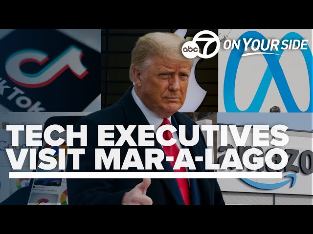 ⁣More tech executives head to Mar a Lago 'to get on Trump's good side'