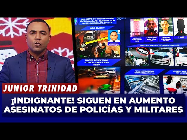 ⁣Junior Trinidad | ¡Indignante! Aumentan Asesinatos de Policías y Militares | El Garrote