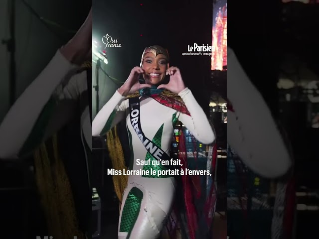 ⁣Miss France 2025 : Miss Lorraine a porté sa tenue à l’envers, son créateur « dégoûté »