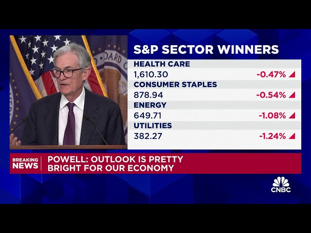 ⁣Powell: The US economy isn't feeling the effects of geopolitical turmoil, but it remains a risk