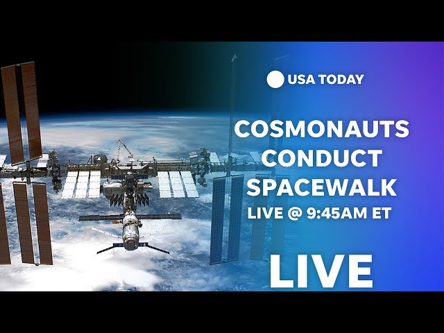 ⁣Watch live: Cosmonauts conduct spacewalk outside ISS