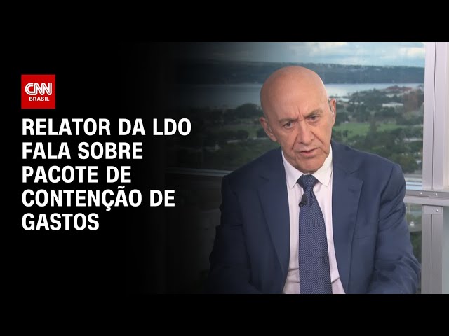 ⁣Relator da LDO fala sobre pacote de contenção de gastos | CNN 360º