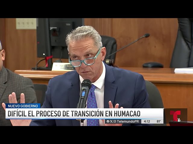 ⁣Difícil el proceso de transición en Humacao