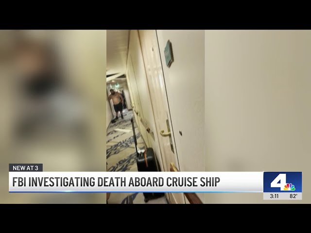 ⁣FBI investigating death aboard cruise ship