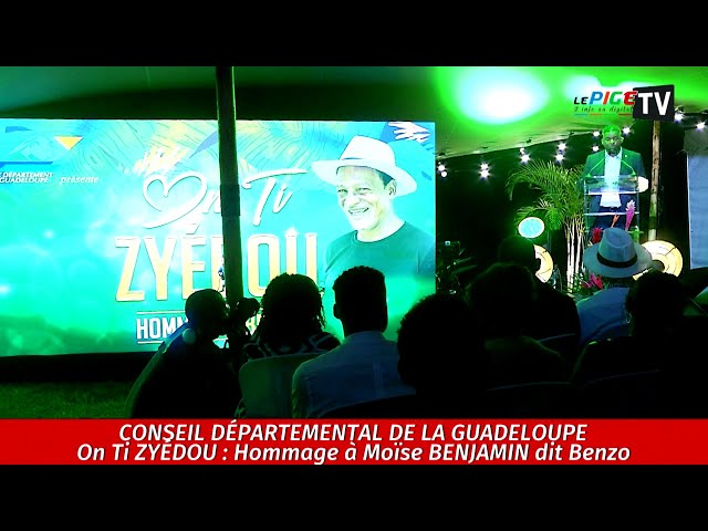 ⁣Conseil départemental de la Guadeloupe : On Ti ZYÉDOU : Hommage à Moïse BENJAMIN dit Benzo