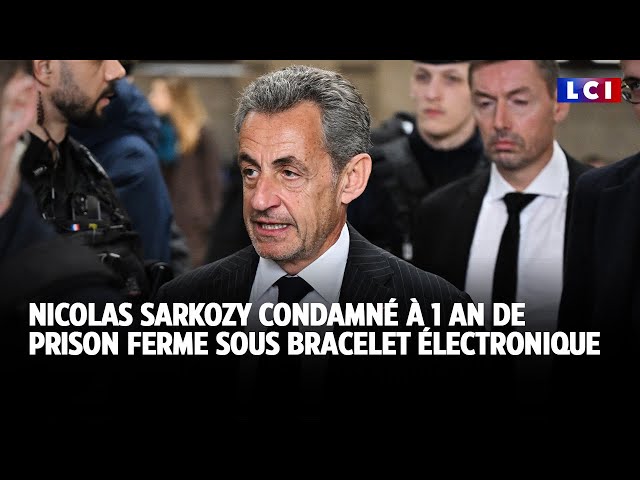 ⁣Nicolas Sarkozy condamné à trois ans d'emprisonnement, dont un an ferme｜LCI