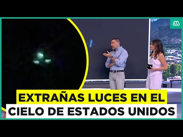 ⁣Misteriosos objetos voladores en el cielo de Estados Unidos