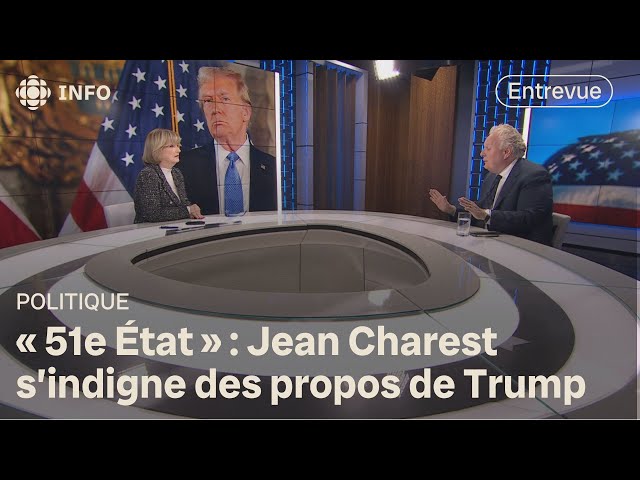 ⁣Le Canada comme 51e État? La blague de Trump offusque Jean Charest | 24•60