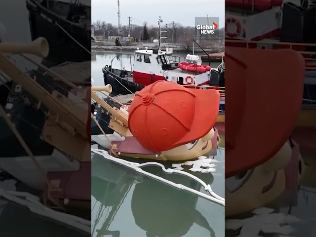 ⁣Beloved tugboat 'Theodore Too' partially sinks in Ontario shipyard