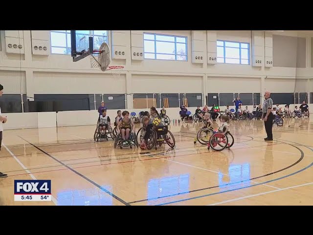 ⁣Junior wheelchair basketball tournament in Arlington serves as inspirational reminder