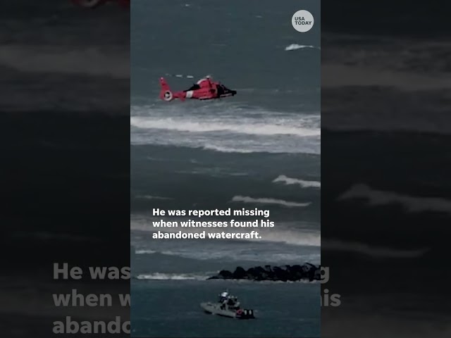 ⁣Stranded mariner rescued from inlet jetty #Shorts