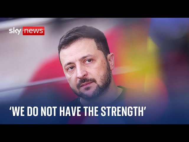 ⁣Volodymyr Zelenskyy admits Ukraine cannot remove Russian troops from occupied parts