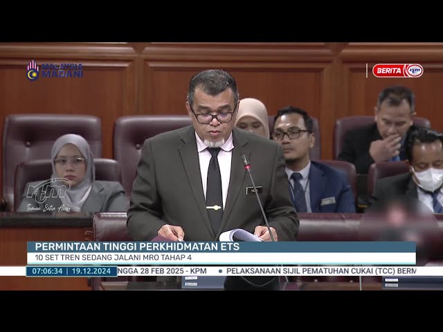 ⁣19 DIS 2024 - BERITA PAGI- PERMINTAAN TINGGI PERKHIDMATAN ETS 10 SET TREN SEDANG JALANI MRO TAHAP 4