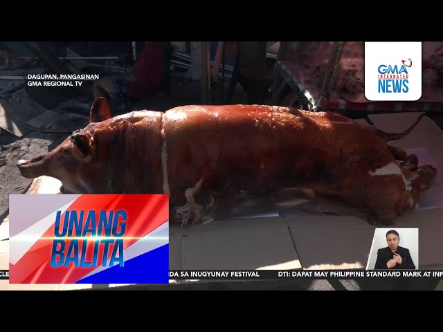 ⁣Mga bumibili at nagpapa-reserve ng lechong baboy, dagsa na anim na araw bago... | Unang Balita