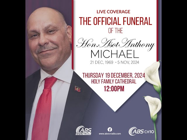 ⁣THE OFFICIAL FUNERAL OF THE HON. ASOT ANTHONY MICHAEL  (THURSDAY  DECEMBER 19TH 2024)