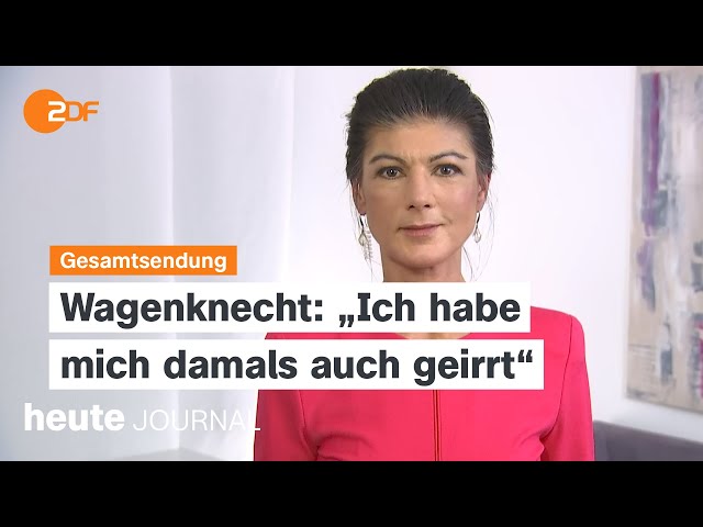 ⁣heute journal vom 18.12.2024 Wiederwahl von Kretschmer, Wagenknecht im Interview, Krise im Südsudan