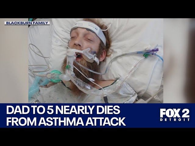 ⁣Lincoln Park dad to 5 collapses, nearly dies during asthma attack