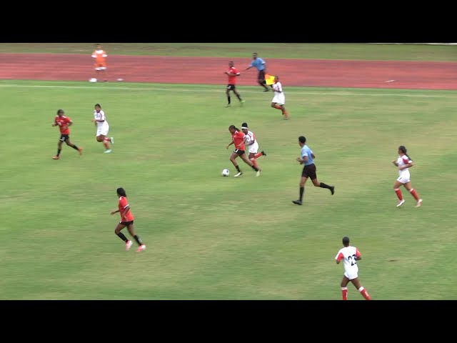 ⁣T&T Red Angels Defeat White Angels In Jewels Of The Caribbean Under-20 Women's Football Tou