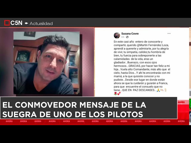 ⁣El CONMOVEDOR MENSAJE de la SUEGRA de uno de los PILOTOS