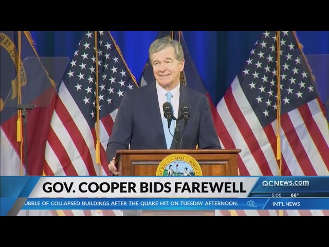 ⁣NC Gov. Cooper reflects on 8-year tenure, 'comeback' after HB 2