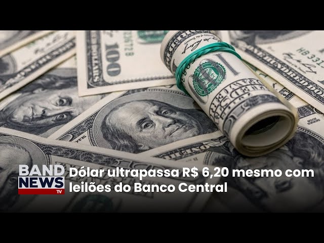 ⁣Dólar renova máxima histórica cotado a R$ 6,26 | BandNews TV