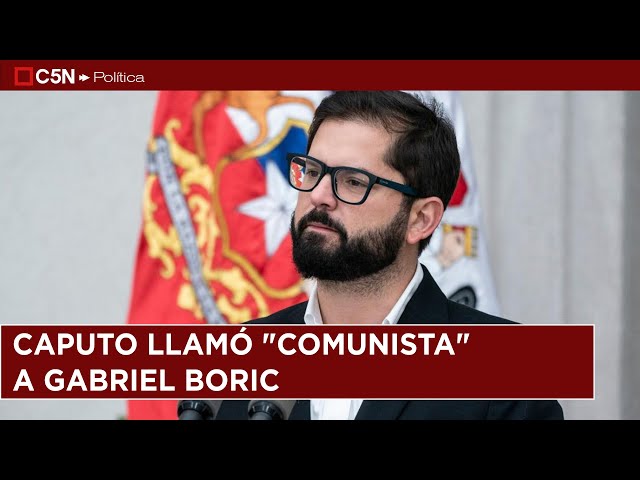 ⁣CAPUTO llamó "COMUNISTA" a GABRIEL BORIC