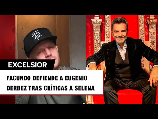 ⁣Facundo defiende a Eugenio Derbez tras críticas a Selena Gomez