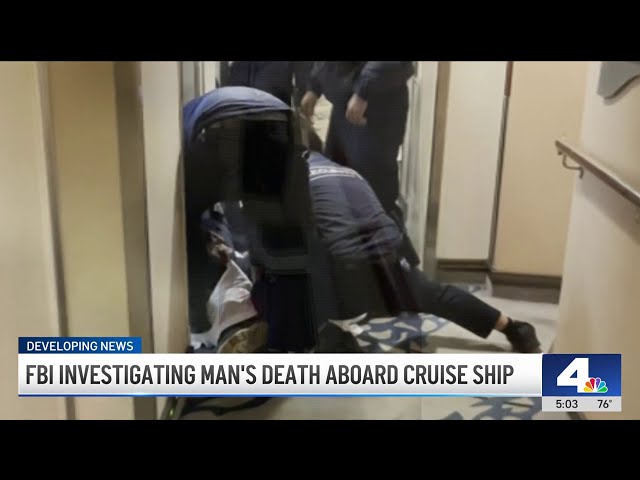 ⁣FBI investigating man's death on cruise ship that set sail from SoCal