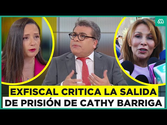 ⁣"La justicia es desigual": Exfiscal Villalobos sobre que Cathy Barriga saliera de prisión 