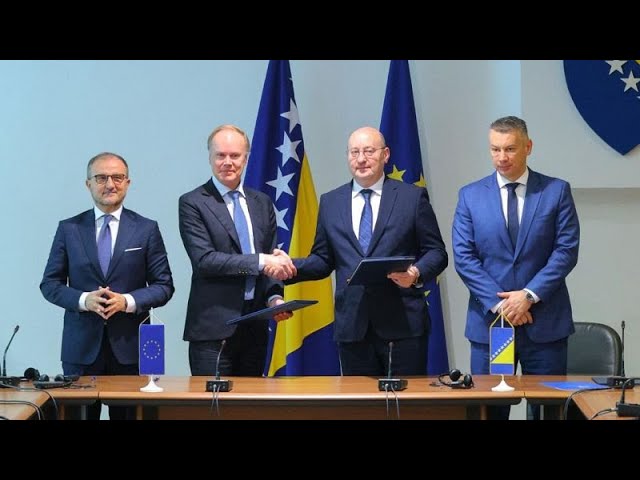 ⁣Accord entre la Bosnie-Herzégovine et l'agence européenne Frontex