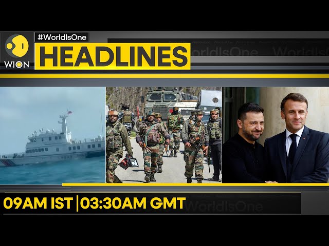 ⁣J&K: 5 Terrorists Killed In Encounter | Zelenskyy: Discuss Troop Development With Macron | Headl