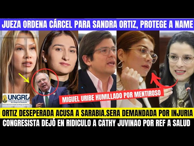 ⁣SANDRA ORTIZ A LA CÁRCEL, DESESPERADA MENCIONA A SARABIA.MIGUEL URIBE HUMILLADO.A CATHY LA APLACARON