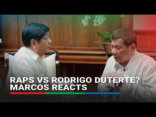 ⁣Raps vs Rodrigo Duterte? Marcos says DOJ has to assess quad comm recommendation