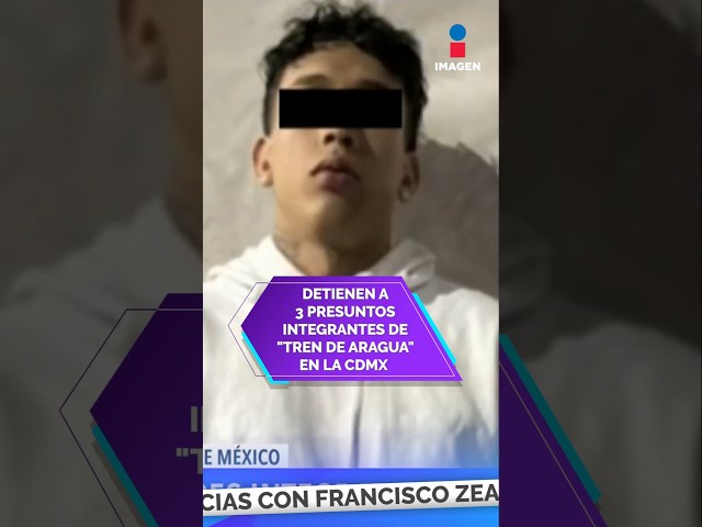 ⁣Detienen a 3 presuntos integrantes de "Tren de Aragua" en la CDMX | Shorts | Zea