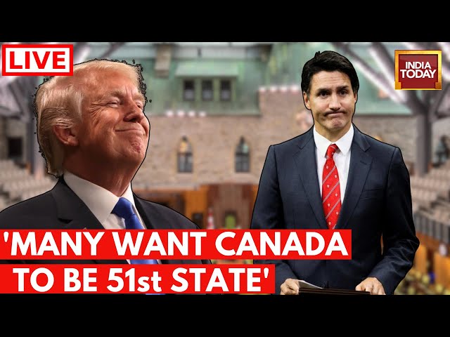 ⁣Donald Trump News LIVE: Donald Trump On Canada | Donald Trump Vs Justice Trudeau | Canada News Live