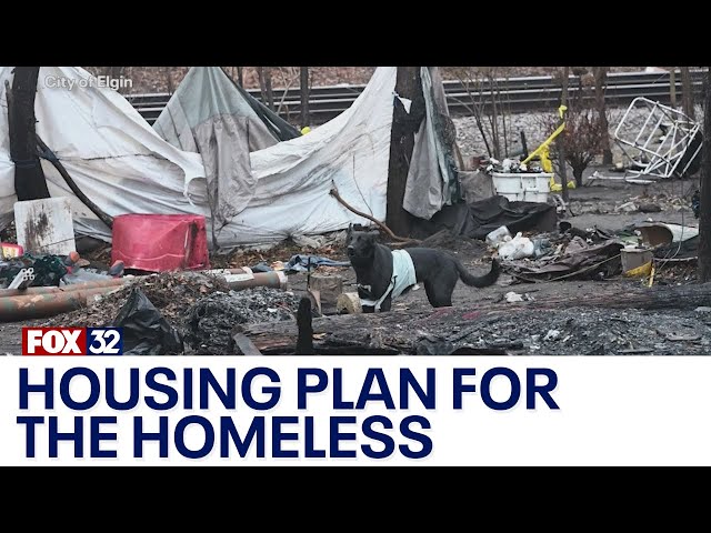 ⁣Chicago suburb considers housing plan for homeless after ‘Tent City’ fires