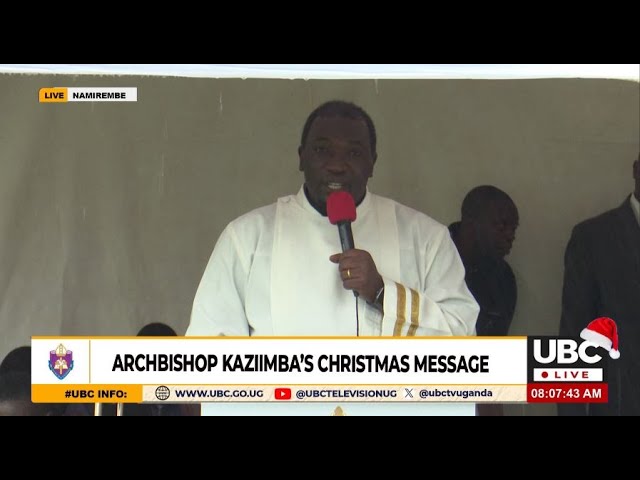 ⁣LIVE: ARCHBISHOP KAZIIMBA TO DELIVER CHRISTMAS MESSAGE | DECEMBER 19, 2024