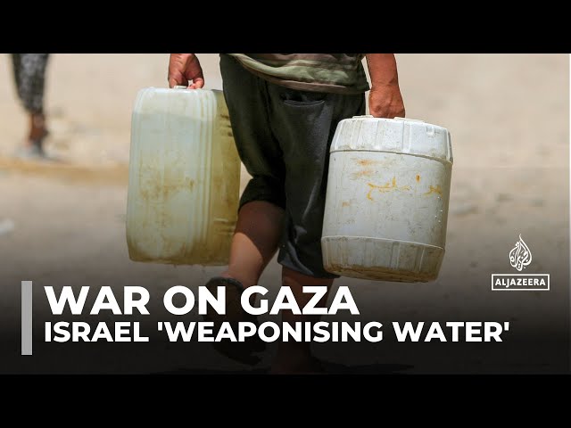 ⁣HRW says Israel depriving Palestinians of water, in an ‘act of genocide’