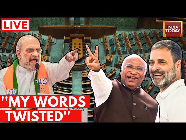 ⁣LIVE: Amit Shah Speech | Amit Shah Ambedkar Remarks | Congress Anti-Ambedkar Says Amit Shah