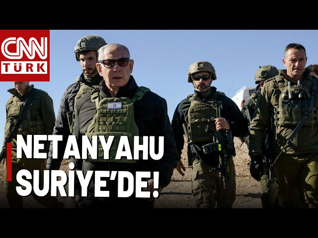 ⁣Netanyahu İlk Kez Suriye'de! Netanyahu: "Burada Şeyh Dağı'nın Zirvesindeyim"