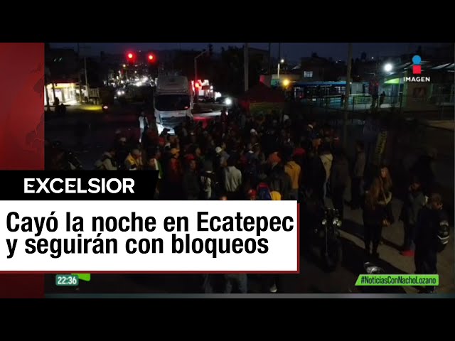 ⁣Bloqueo en Ecatepec: trabajadores del SUTEYM continuarán con bloqueos en vialidades