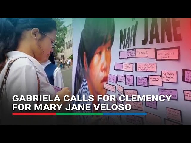 ⁣Gabriela calls for clemency for Mary Jane Veloso | ABS-CBN News